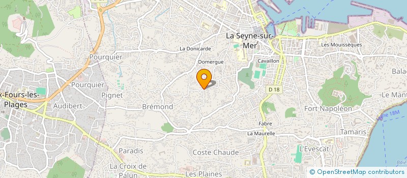 localisation de l'entreprise MADAME MAGALI ZUNINO à LA SEYNE-SUR-MER