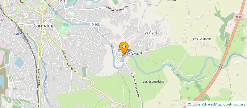 localisation de l'entreprise MADAME MAGALI ZWILLER à ROSIERES