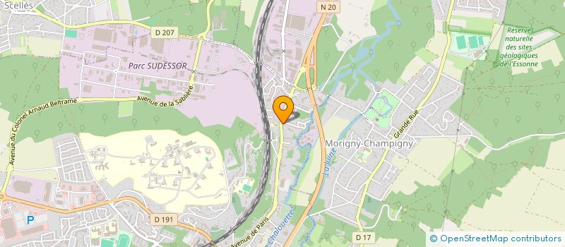 localisation de l'entreprise MADAME MAGALIE AFONSO  ETAMPES