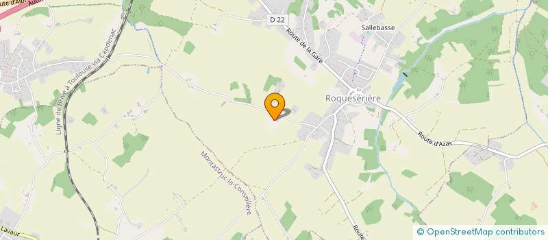 localisation de l'entreprise MADAME MAGALIE ALLOT  AZAS