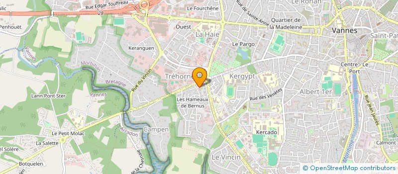 localisation de l'entreprise MADAME MAGALIE ANDRO à VANNES