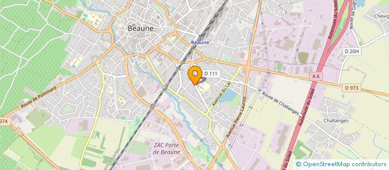 localisation de l'entreprise MADAME MAGALIE APTEL à BEAUNE