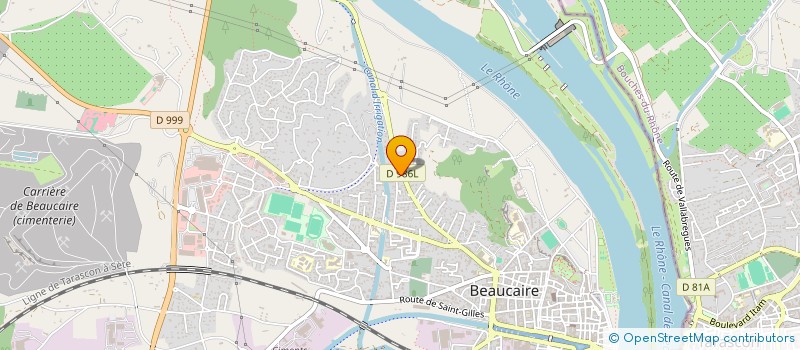 localisation de l'entreprise MADAME MAGALIE ARESE  BEAUCAIRE