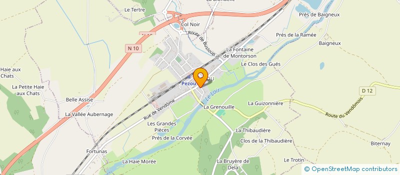 localisation de l'entreprise MADAME MAGALIE AUDEBERT  PEZOU