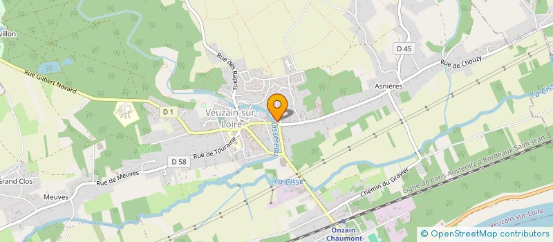 localisation de l'entreprise MADAME MAGALIE AUDOIN à VEUZAIN-SUR-LOIRE