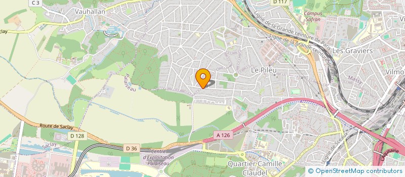 localisation de l'entreprise MADAME MAGALIE BAK à PALAISEAU