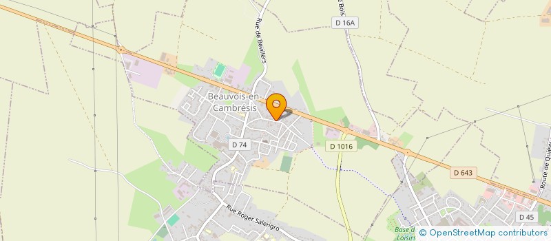 localisation de l'entreprise MADAME MAGALIE BANSE  BEAUVOIS-EN-CAMBRESIS