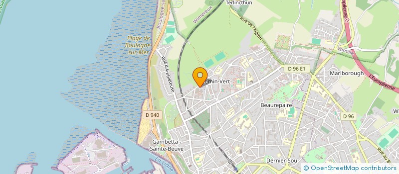 localisation de l'entreprise MADAME MAGALIE BARBAS  BOULOGNE-SUR-MER