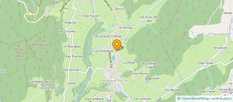 localisation de l'entreprise MADAME MAGALIE BARBIER  SAINT-CERGUES