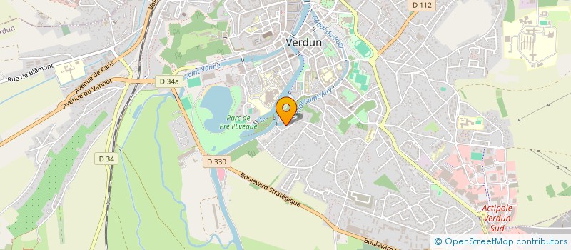 localisation de l'entreprise MADAME MAGALIE BARROSO RODRIGUES à VERDUN