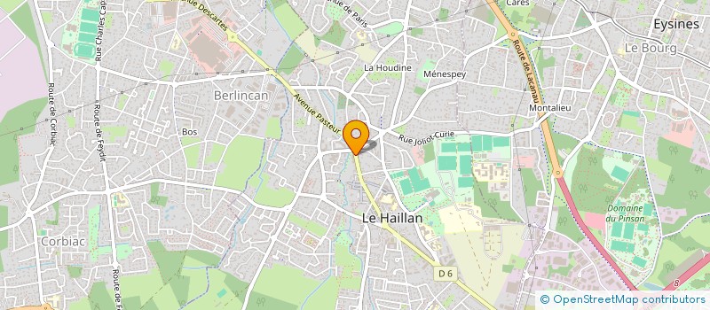 localisation de l'entreprise MADAME MAGALIE BARUSSEAUD  LE HAILLAN