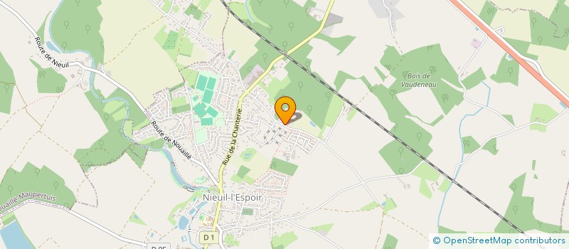 localisation de l'entreprise MADAME MAGALIE BASTIERE  POITIERS