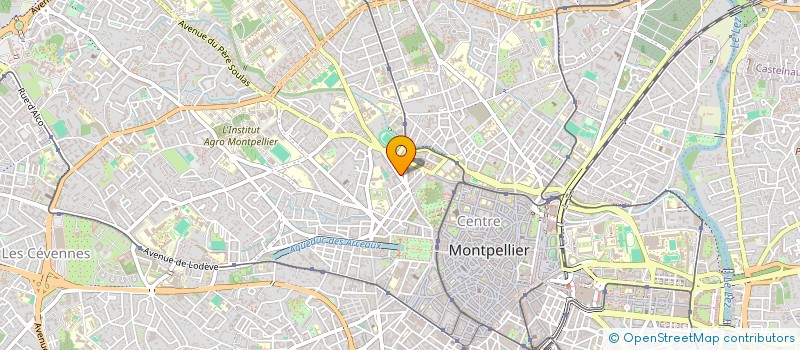 localisation de l'entreprise MADAME MAGALIE BAUDOUIN à MONTPELLIER