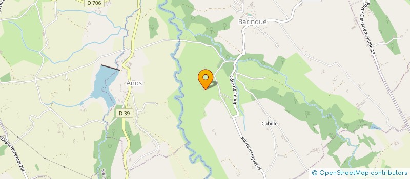 localisation de l'entreprise MADAME MAGALIE BAYSSIERES  BARINQUE