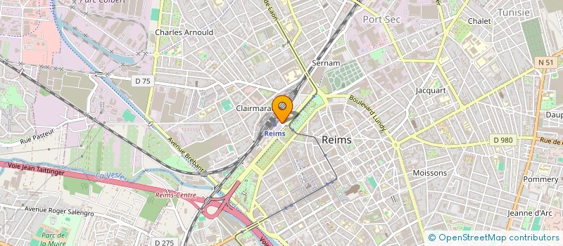 localisation de l'entreprise MADAME MAGALIE BEAUFOUR à REIMS