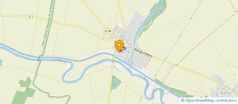 localisation de l'entreprise MADAME MAGALIE BELIN  CONDE-SUR-MARNE