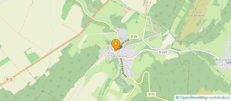localisation de l'entreprise MADAME MAGALIE BELOT  CHARCENNE
