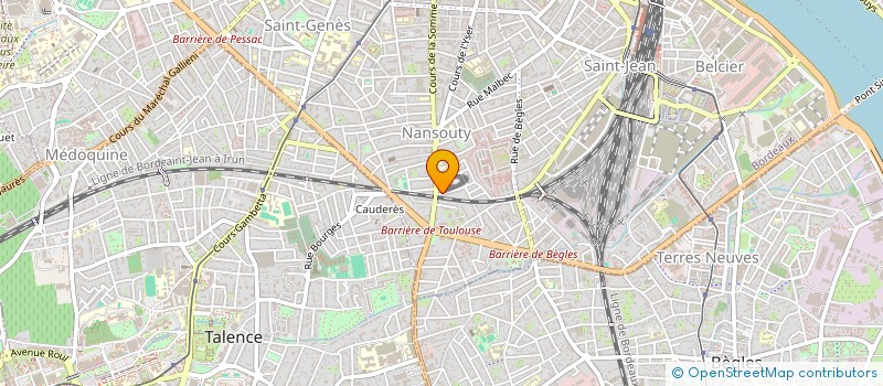 localisation de l'entreprise MADAME MAGALIE BERTIN à BORDEAUX