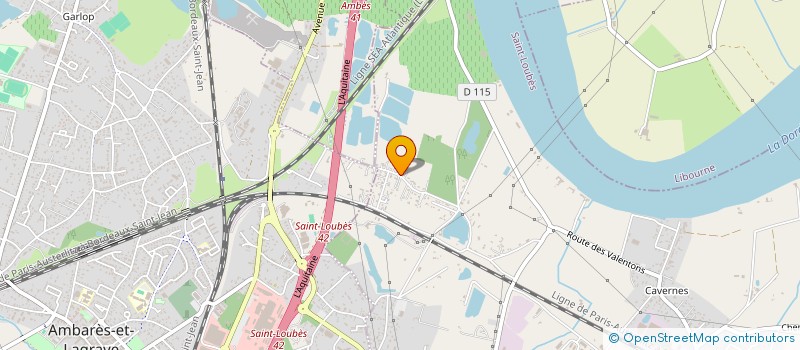 localisation de l'entreprise MADAME MAGALIE BLANCHOU  SAINT-LOUBES