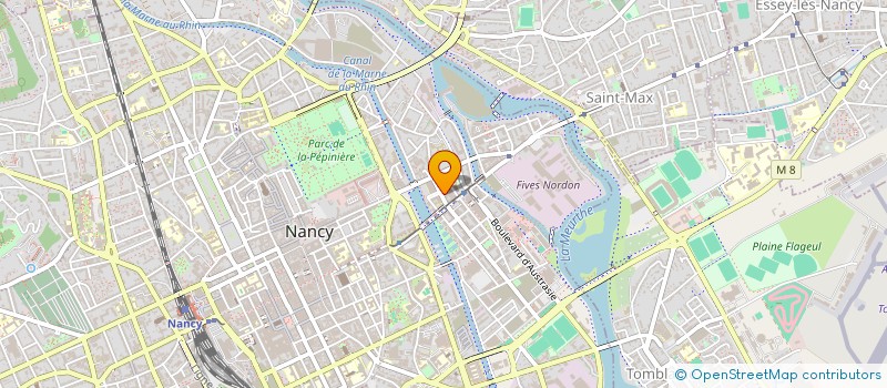 localisation de l'entreprise MADAME MAGALIE BLONDEL  NANCY