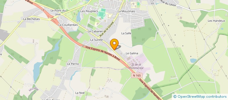 localisation de l'entreprise MADAME MAGALIE BLUMEL  MISSILLAC