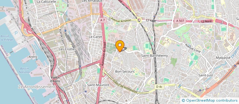 localisation de l'entreprise MADAME MAGALIE BOISSEE à MARSEILLE