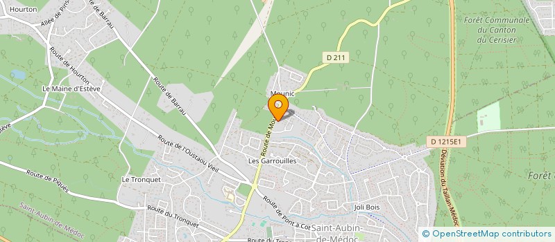 localisation de l'entreprise MADAME MAGALIE BOMPAN  SAINT-AUBIN-DE-MEDOC