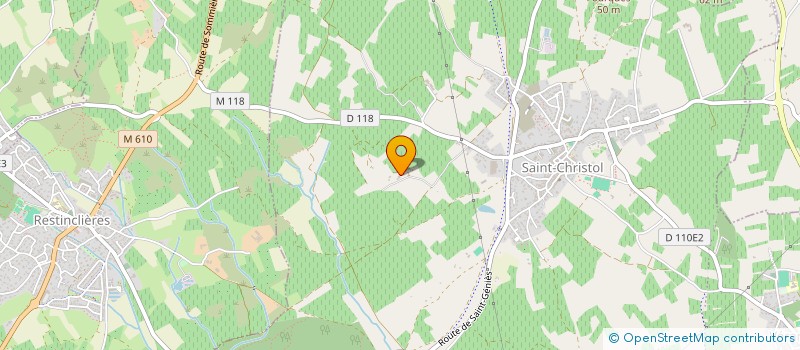 localisation de l'entreprise MADAME MAGALIE BOREL  ENTRE-VIGNES