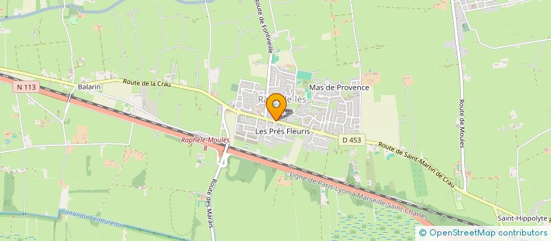 localisation de l'entreprise MADAME MAGALIE BRETTON  BEAUCAIRE