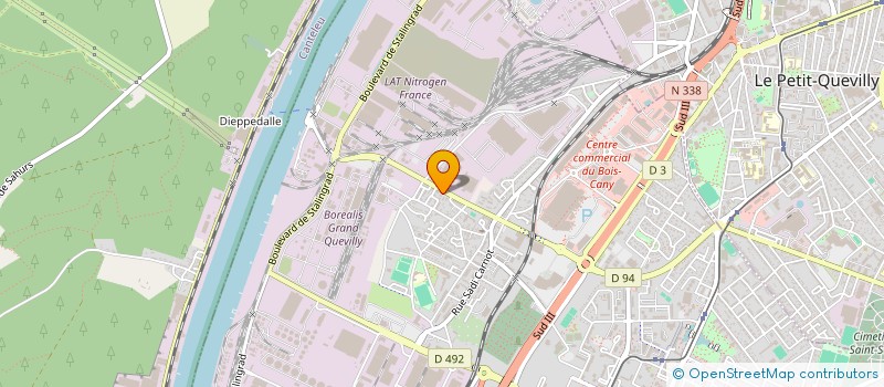 localisation de l'entreprise MADAME MAGALIE BRISSET  GRAND QUEVILLY (LE)