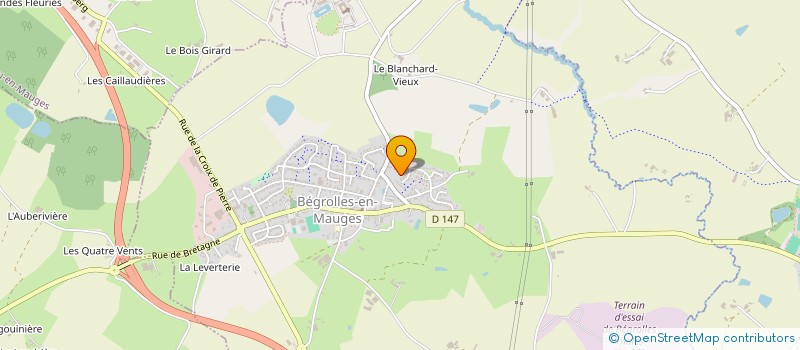 localisation de l'entreprise MADAME MAGALIE BROUARD  BEGROLLES-EN-MAUGES