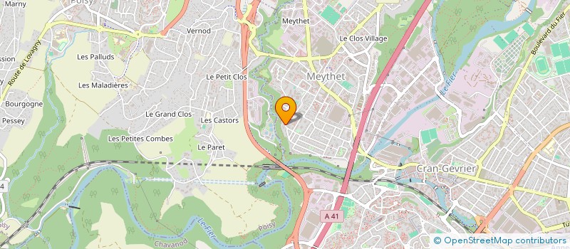 localisation de l'entreprise MADAME MAGALIE BUSCEMI à ANNECY