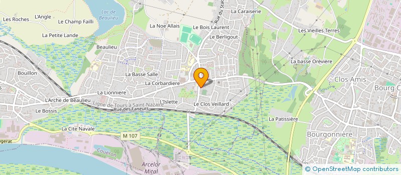 localisation de l'entreprise MADAME MAGALIE CAMIER-HERMANT à COUERON