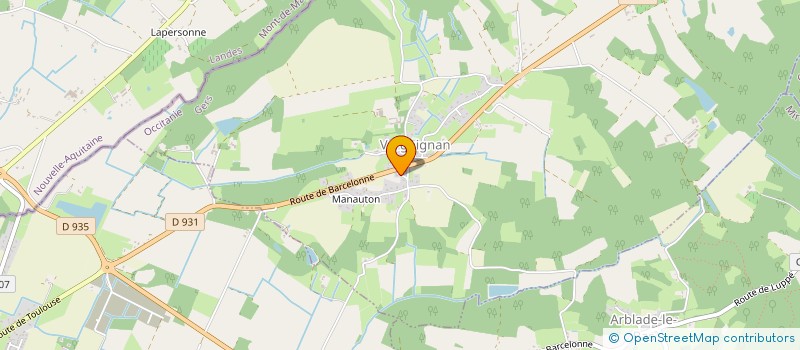 localisation de l'entreprise MADAME MAGALIE CARDET  BARCELONNE-DU-GERS