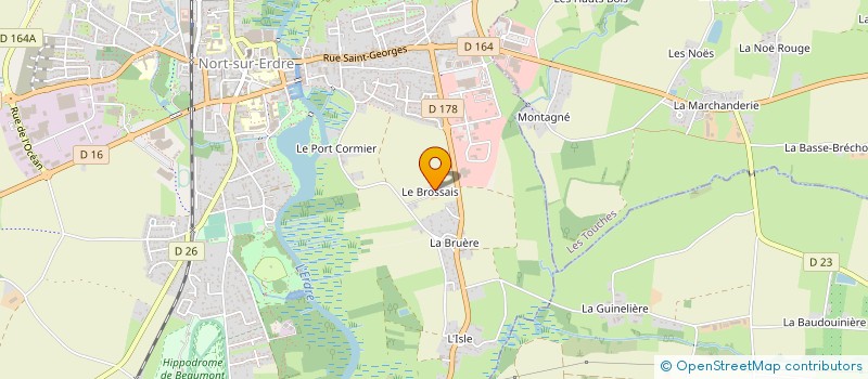 localisation de l'entreprise MADAME MAGALIE CHABROL à NORT-SUR-ERDRE