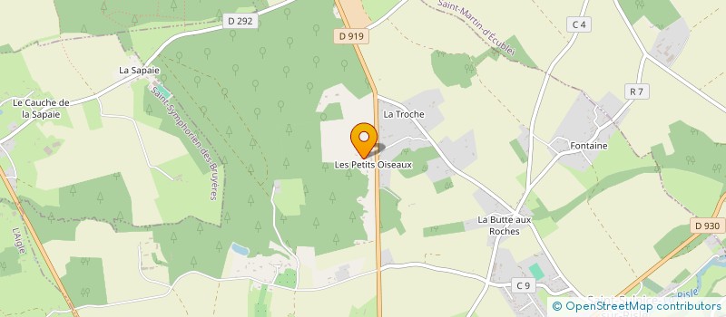 localisation de l'entreprise MADAME MAGALIE CHAUVOT à SAINT-SULPICE-SUR-RISLE