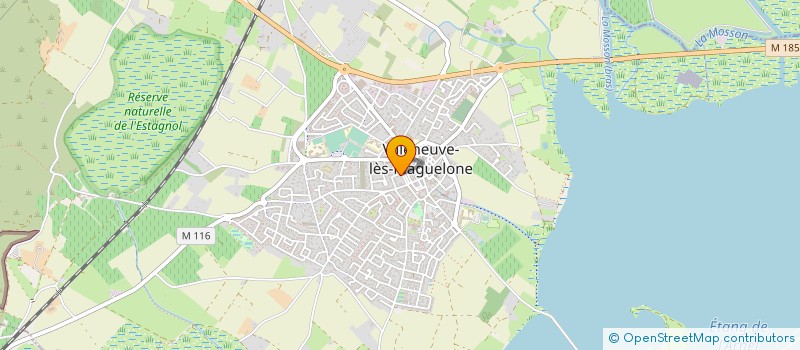 localisation de l'entreprise MADAME MAGALIE CLEMENT  VILLENEUVE-LES-MAGUELONE