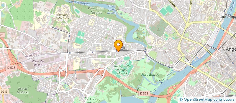 localisation de l'entreprise MADAME MAGALIE CONGNARD  ANGERS