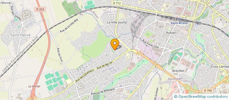 localisation de l'entreprise MADAME MAGALIE CORVEC  PLOUFRAGAN