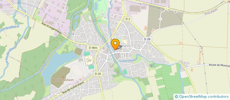 localisation de l'entreprise MADAME MAGALIE CRUCET  ENSISHEIM