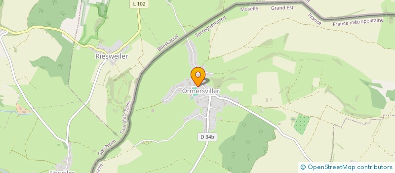 localisation de l'entreprise MADAME MAGALIE DAENTZER  ORMERSVILLER