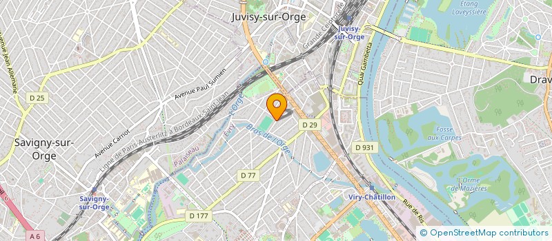 localisation de l'entreprise MADAME MAGALIE DELCROS  VIRY-CHATILLON