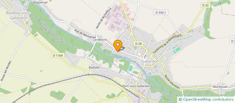 localisation de l'entreprise MADAME MAGALIE DELPECH à GALLARDON