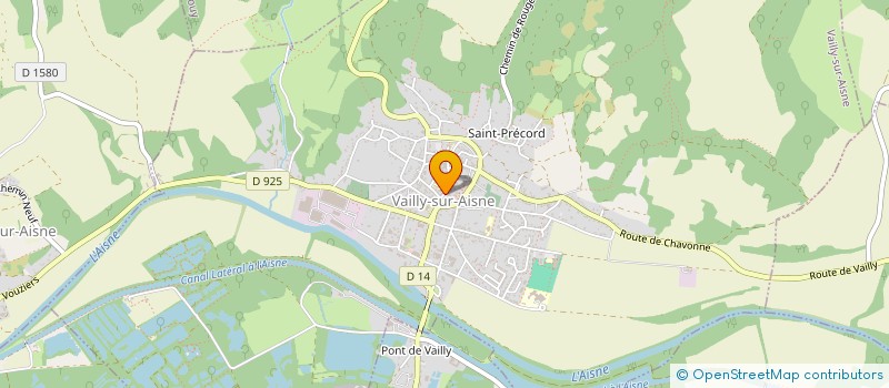 localisation de l'entreprise MADAME MAGALIE DENEUX  VAILLY-SUR-AISNE