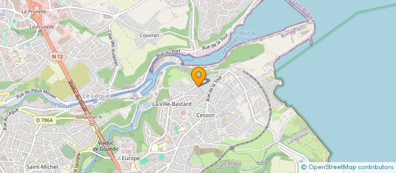 localisation de l'entreprise MADAME MAGALIE DESBOIS à SAINT-BRIEUC