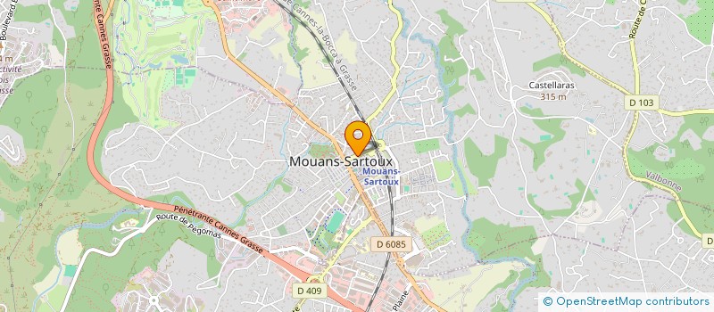 localisation de l'entreprise MADAME MAGALIE DESTREZ  MOUANS-SARTOUX