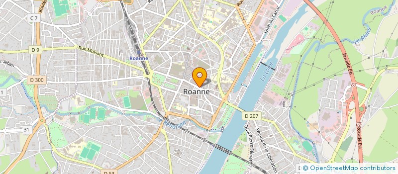localisation de l'entreprise MADAME MAGALIE DESVIGNE à ROANNE