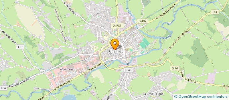 localisation de l'entreprise MADAME MAGALIE DOLLE  CHARLIEU