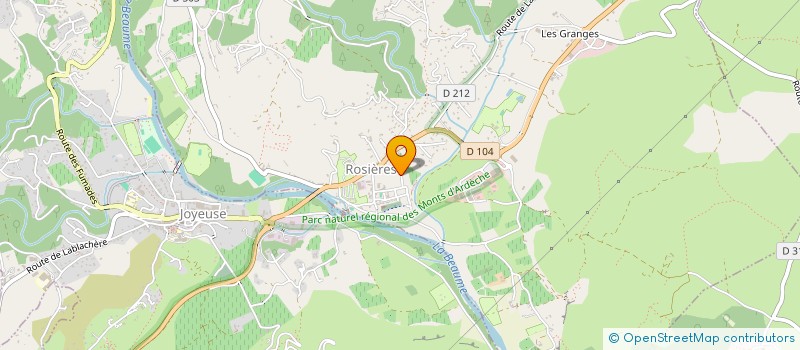 localisation de l'entreprise MADAME MAGALIE DURAND  ROSIERES