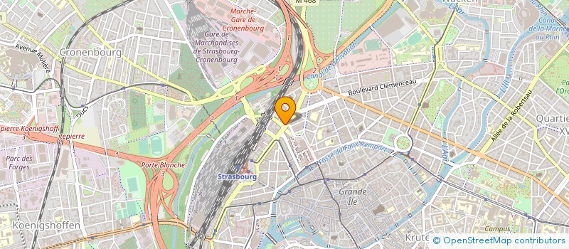 localisation de l'entreprise MADAME MAGALIE ECK à STRASBOURG